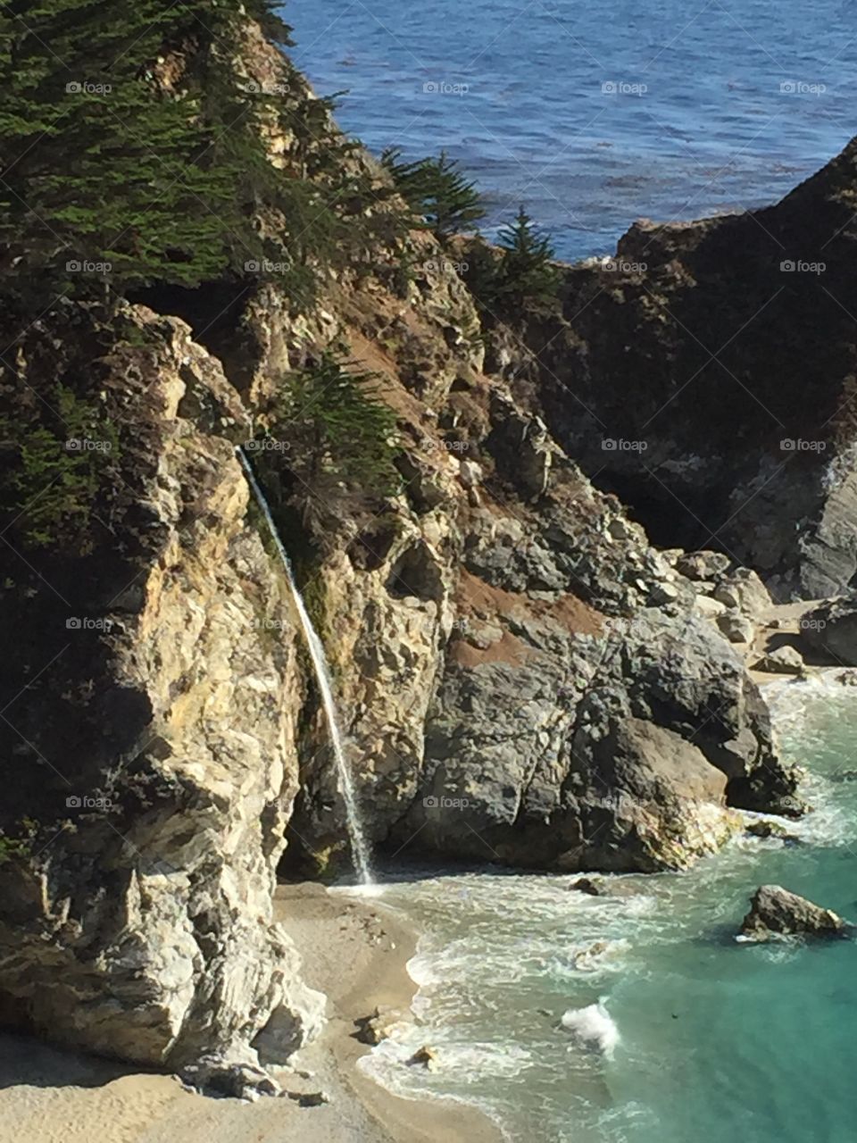 Water, No Person, Seashore, Rock, Landscape