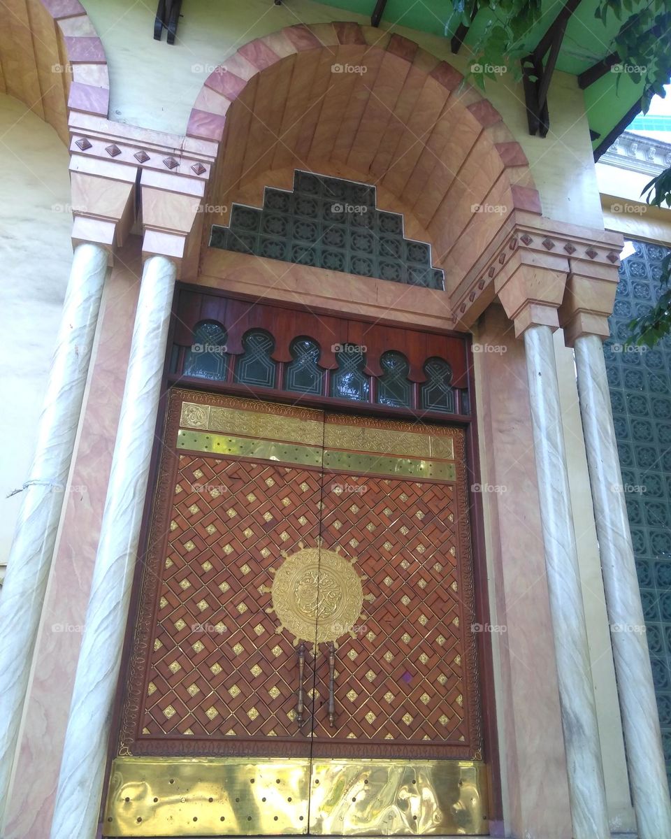 Beautiful mosque door