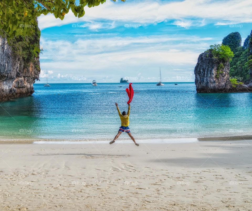 summer on the beach