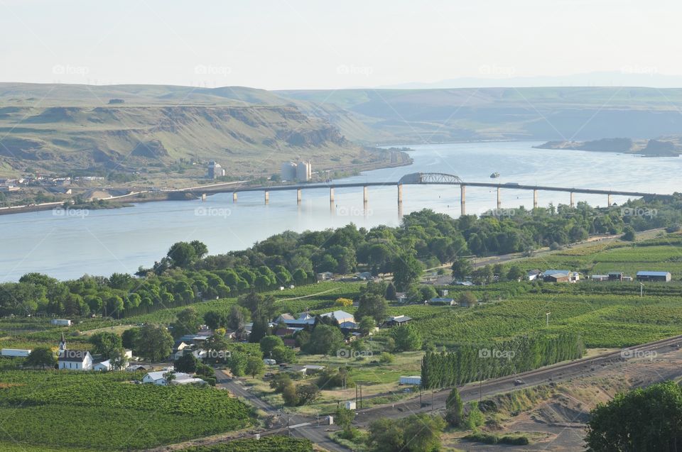 Columbia Gorge. A shot from the Washington side of the Columbia Gorge