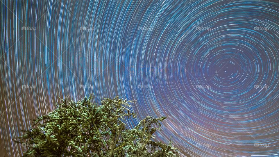 star trails