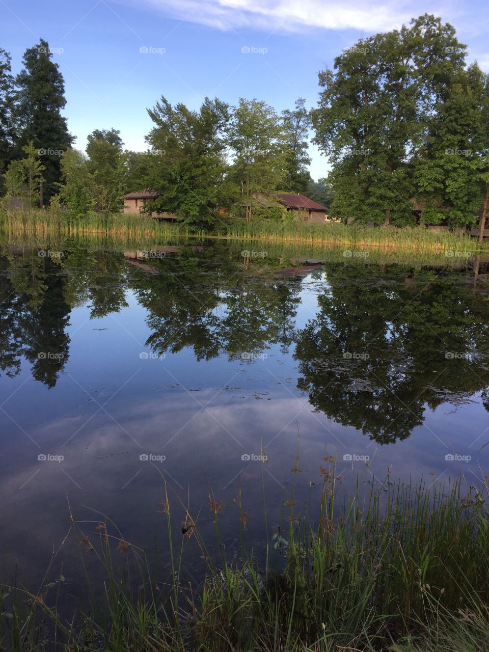 Lake, Reflection, Water, Landscape, No Person