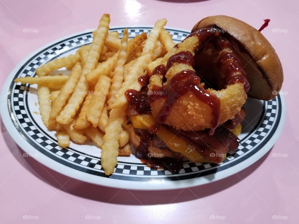 Volcano Burger - Johnny Angel's Restaurant