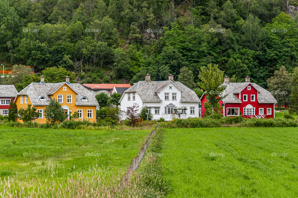 Colorful houses.
