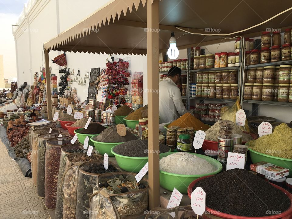 Old Spices Market, Saudi Arabia.