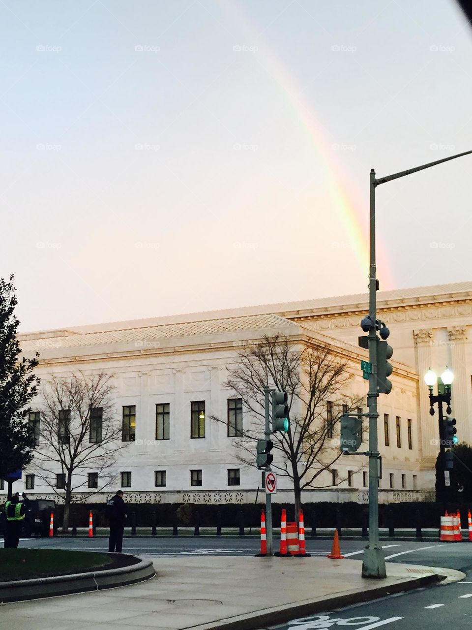 Rainbow at 2nd Street NE