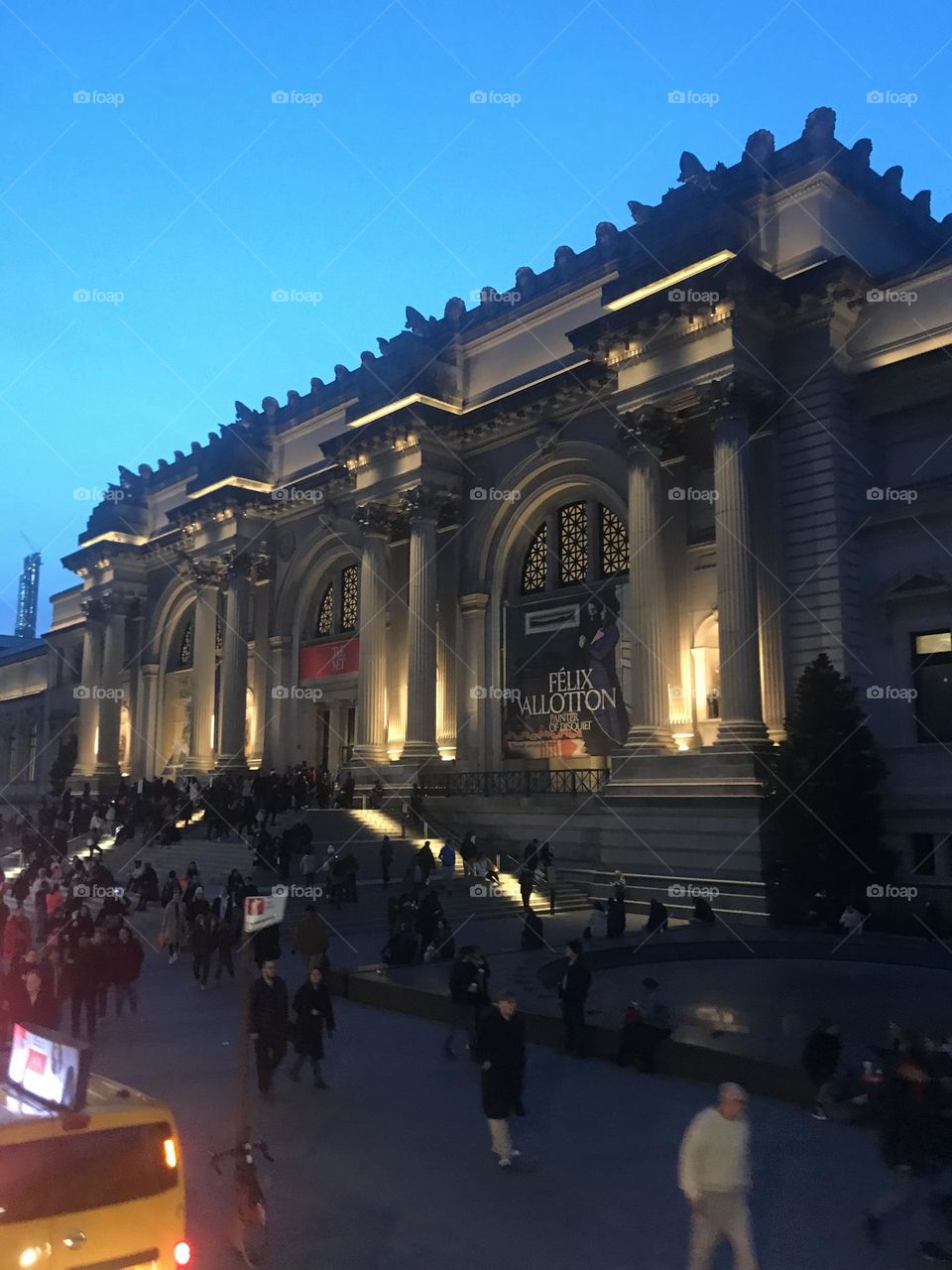The Metropolitan Museum of At at Night 