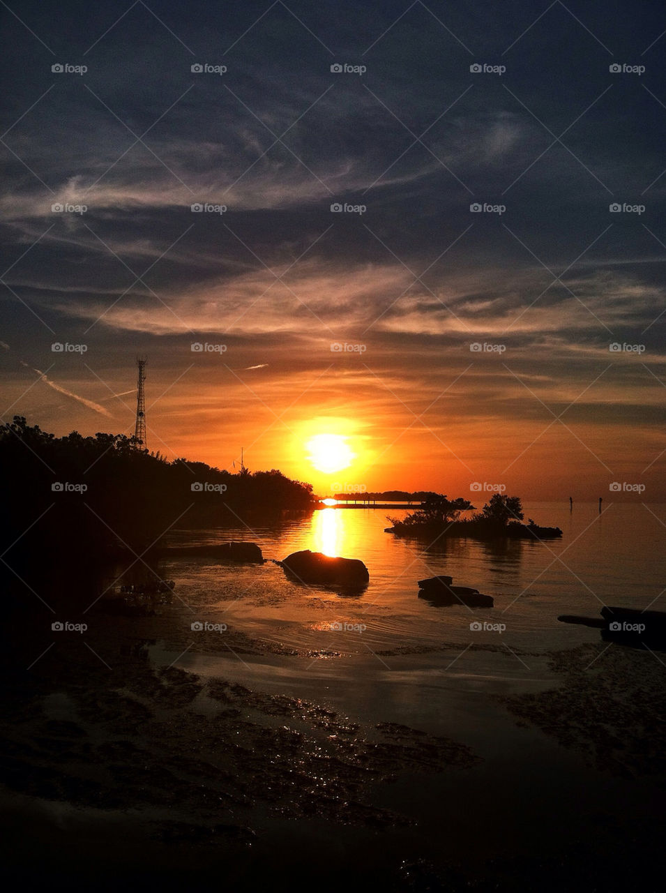 ocean sky colors sunset by creative_bacon