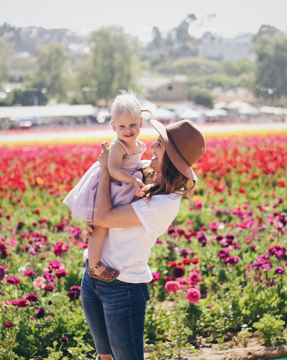 Getting outside with mom for spring 