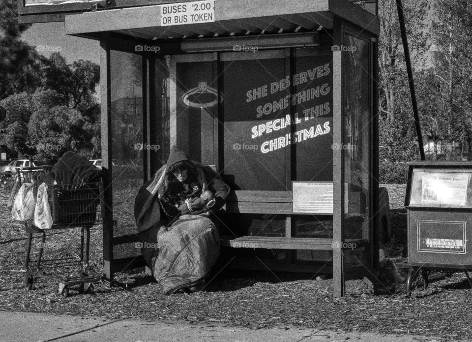 Homeless Mother With Child