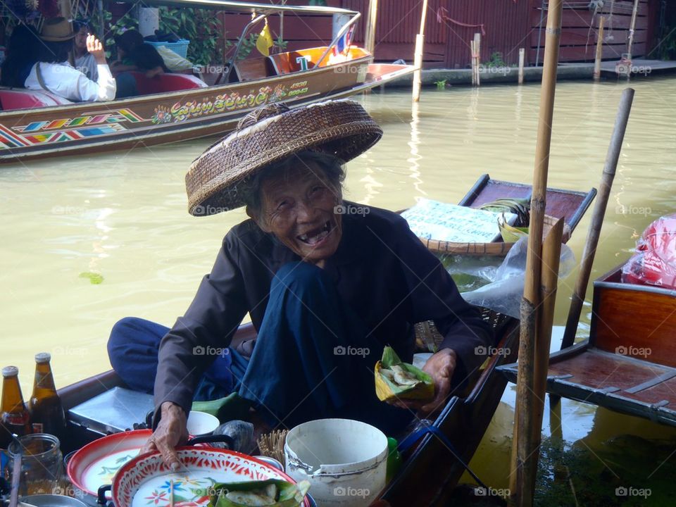 Thailand floating market