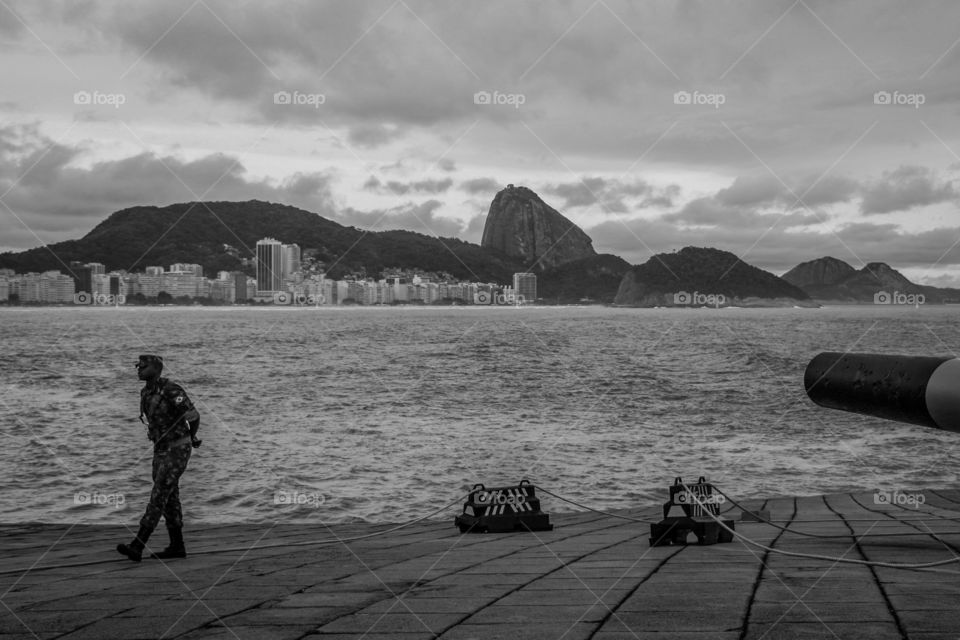 Soldier in Copacabana