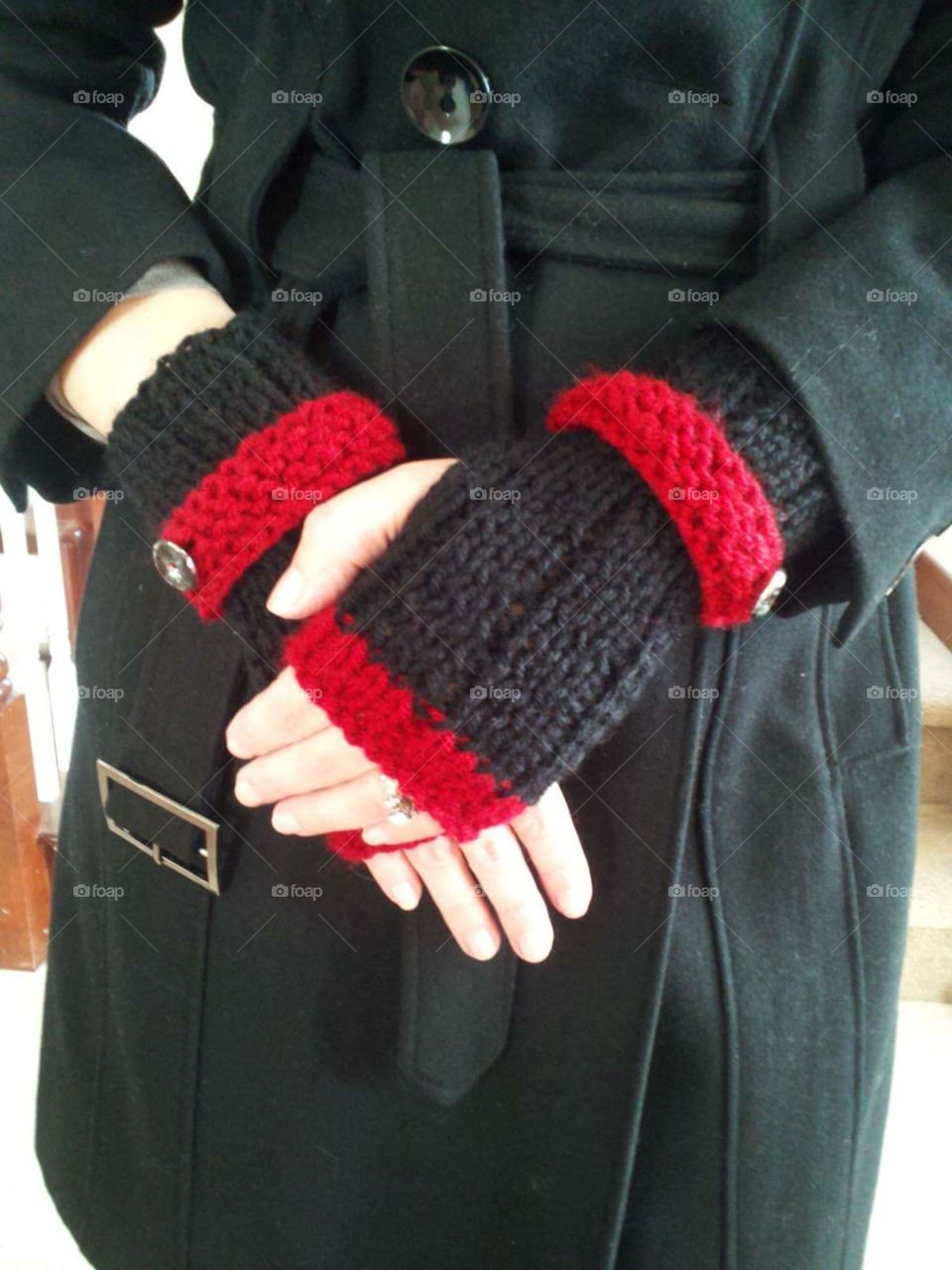 glove cozy black ref