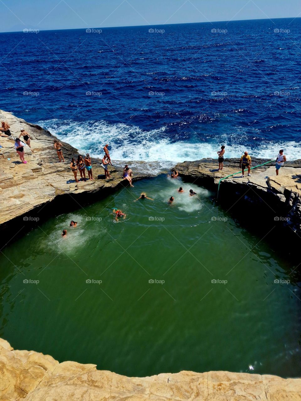 the mermaid pool in Giola