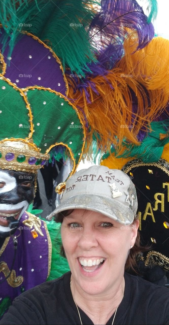 Mardi gras antics in New Orleans,  fun times!