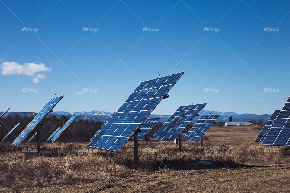 Solar panels for a clean source of renewable energy 