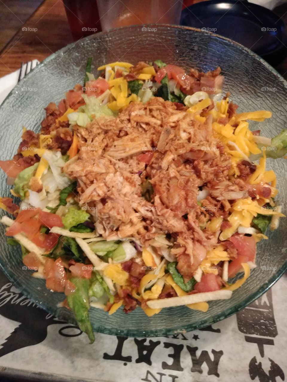 BBQ chicken salad (Famous Dave's BBQ)