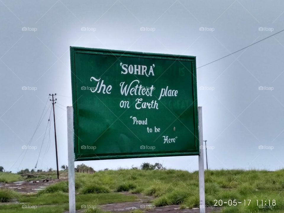 Sohra - The wettest place on earth