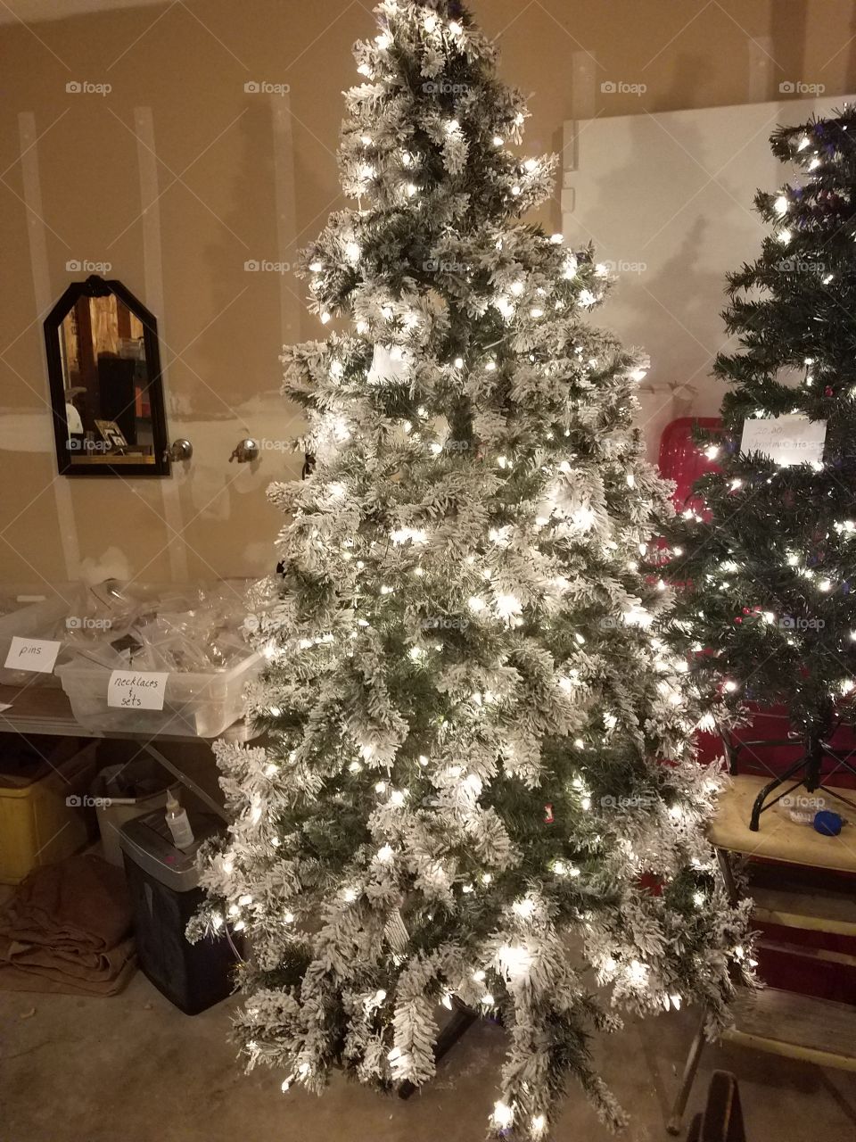 Christmas flocked Tree
