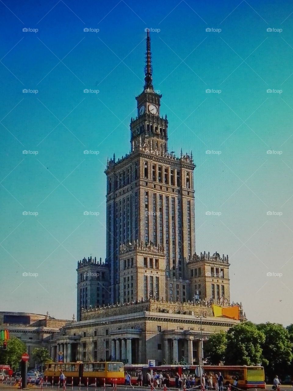 Palace of culture and science at Warsaw, Poland