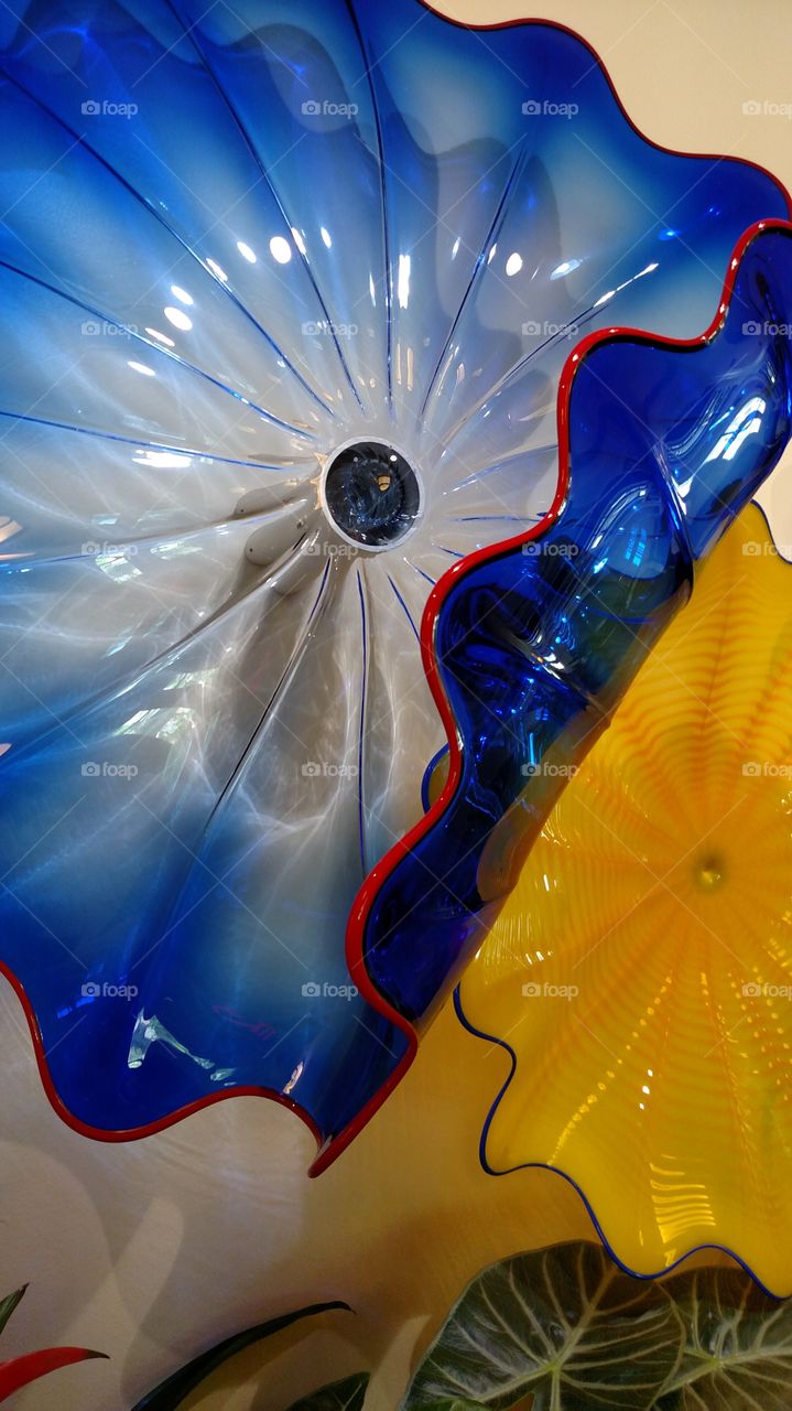 wall art glass abstract