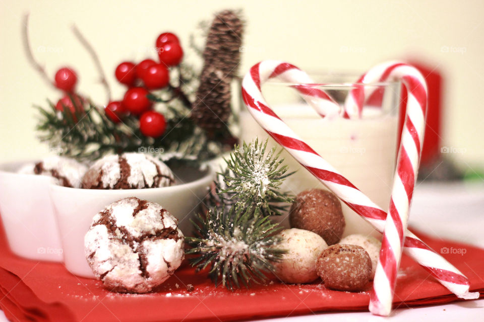 Preparing snacks for Santa