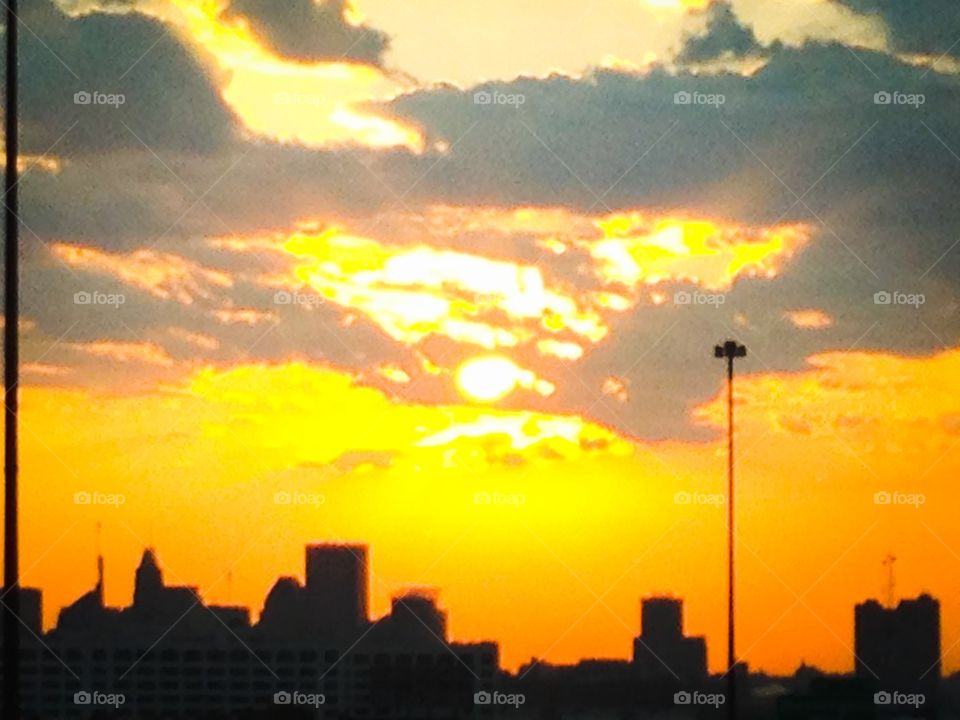 Sunrise over Baltimore 