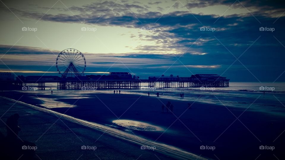 Blackpool Sunset
