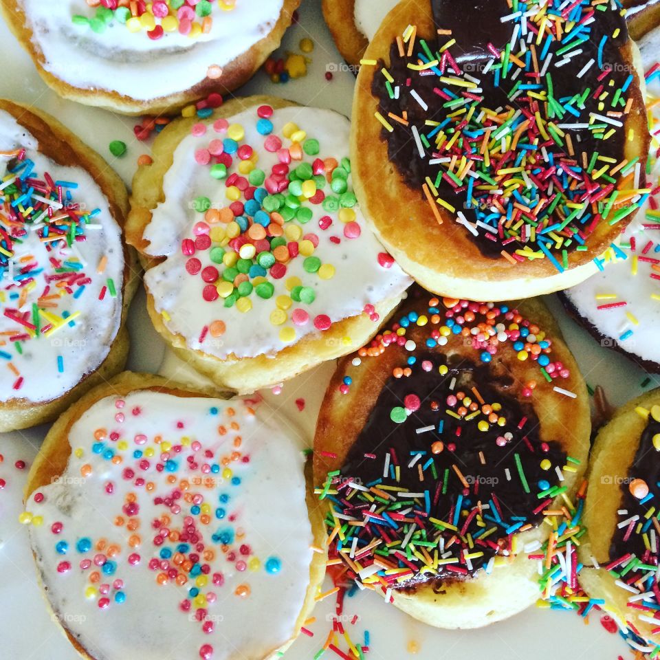 Multicolored Pancakes 