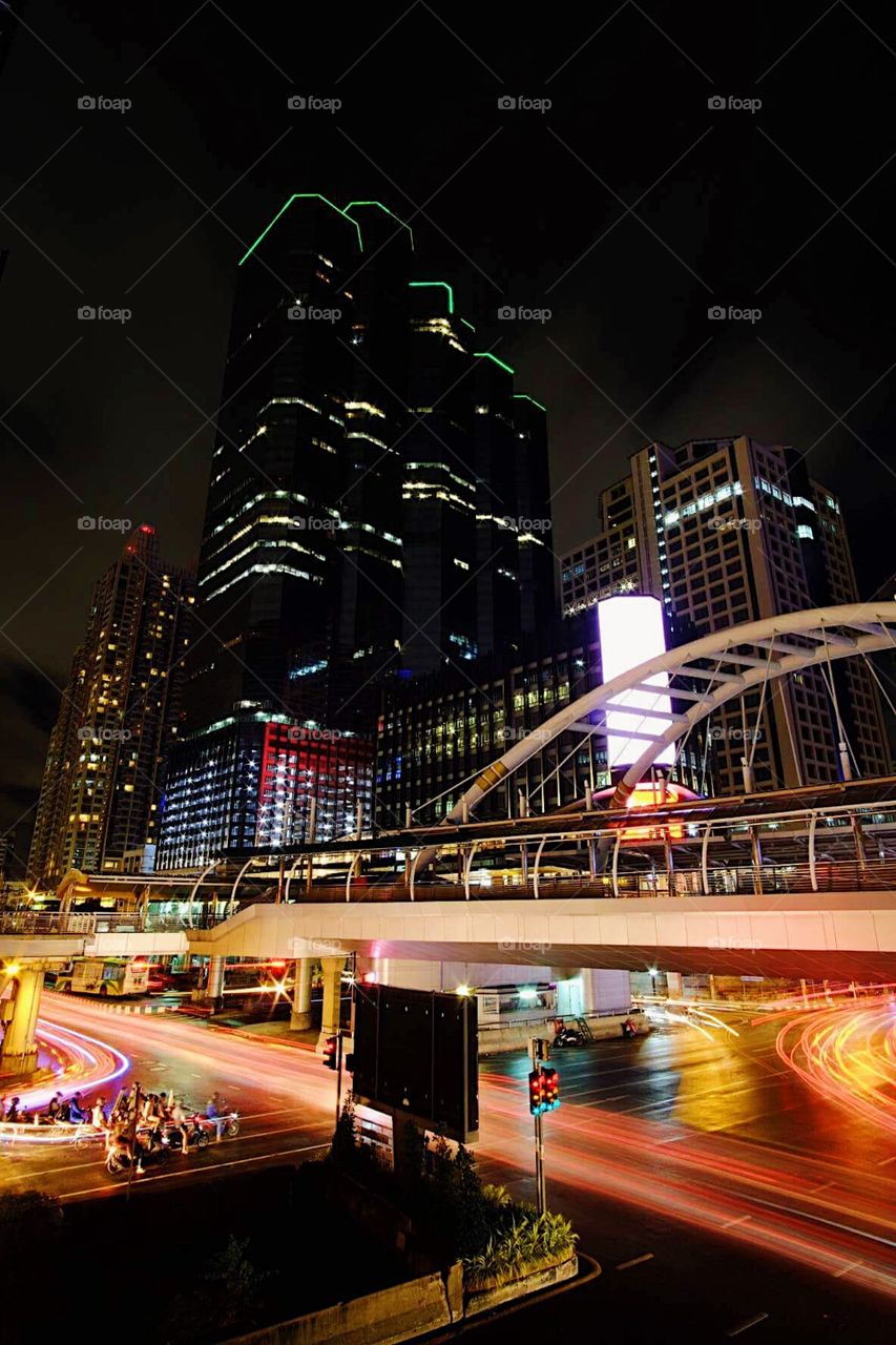 Cityscape in Bangkok,Thailand 
