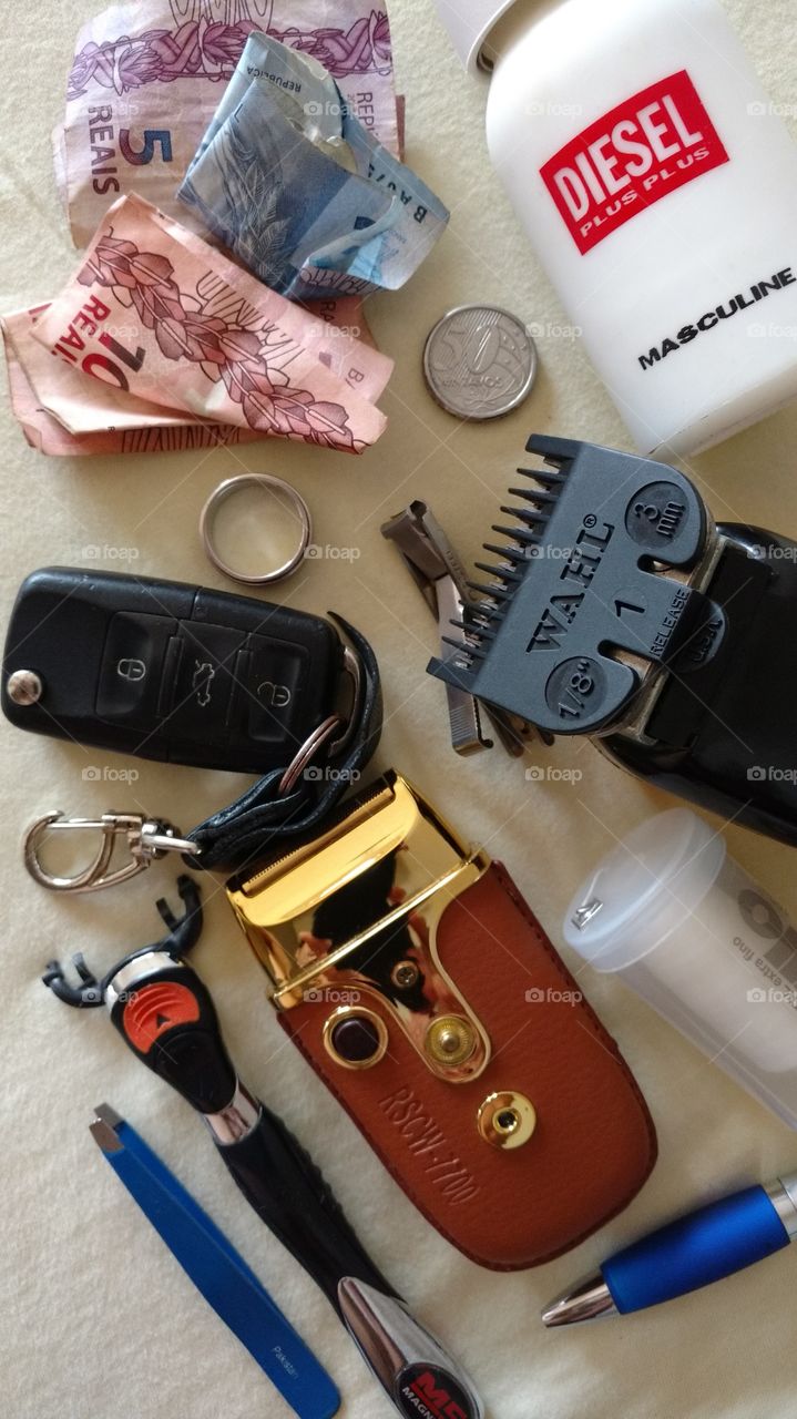 Acessórios masculinos.