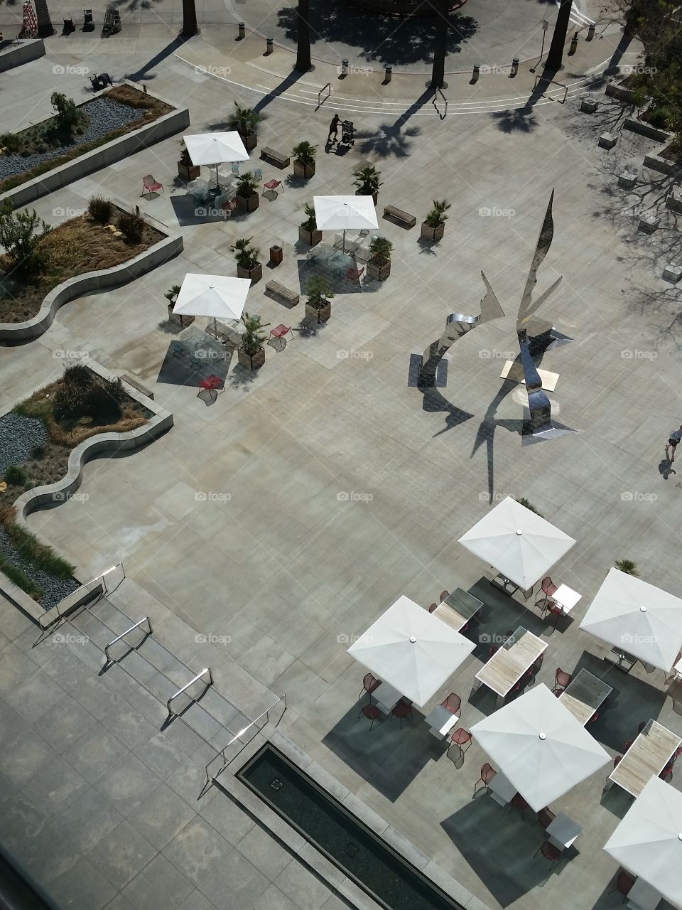 Plaza from above