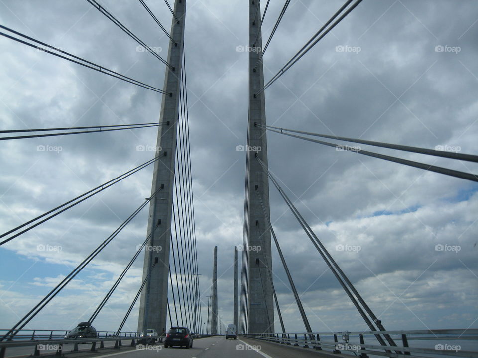 Bridge connecting denmark and sweden.