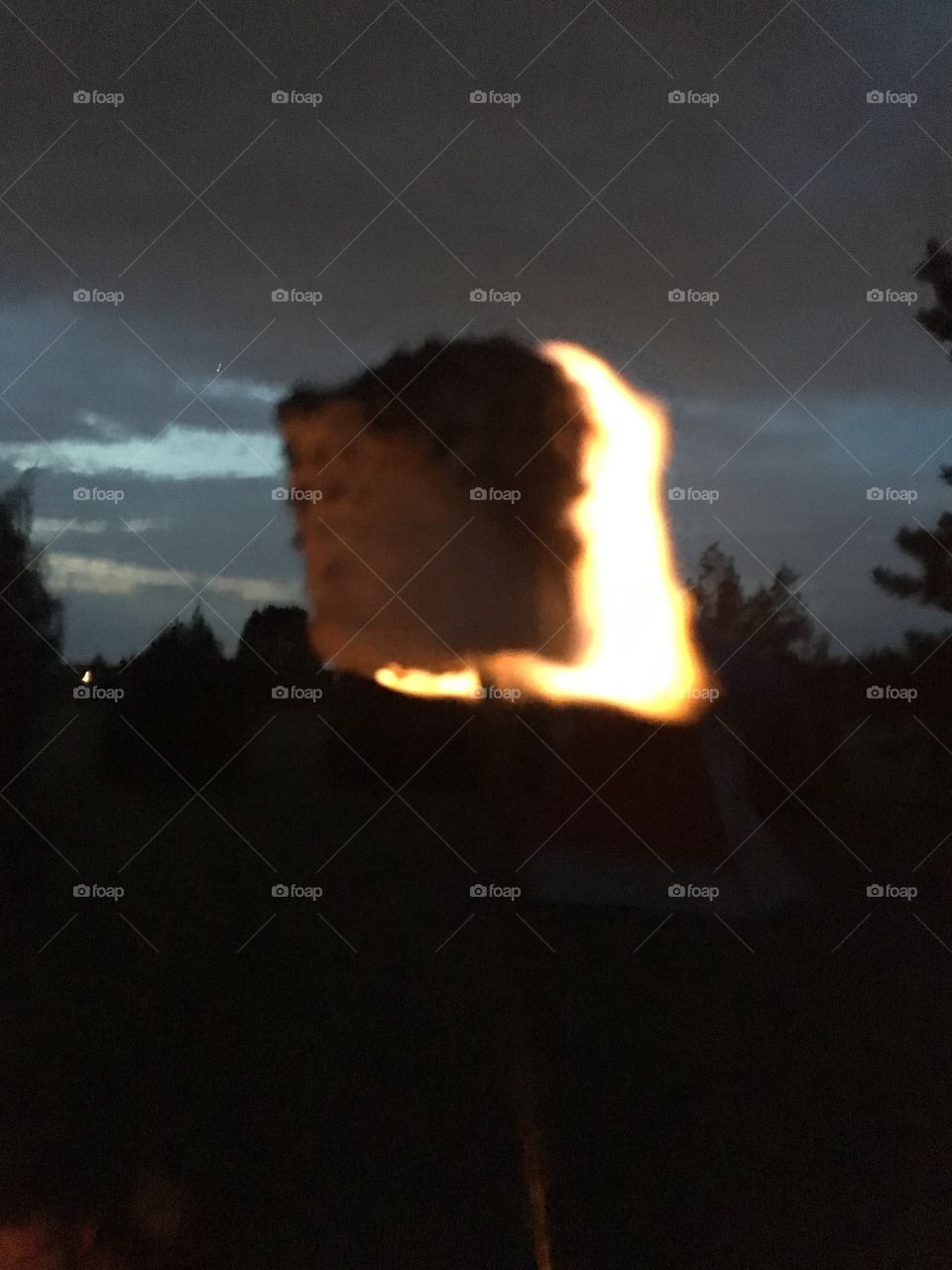 Campfire marshmallow