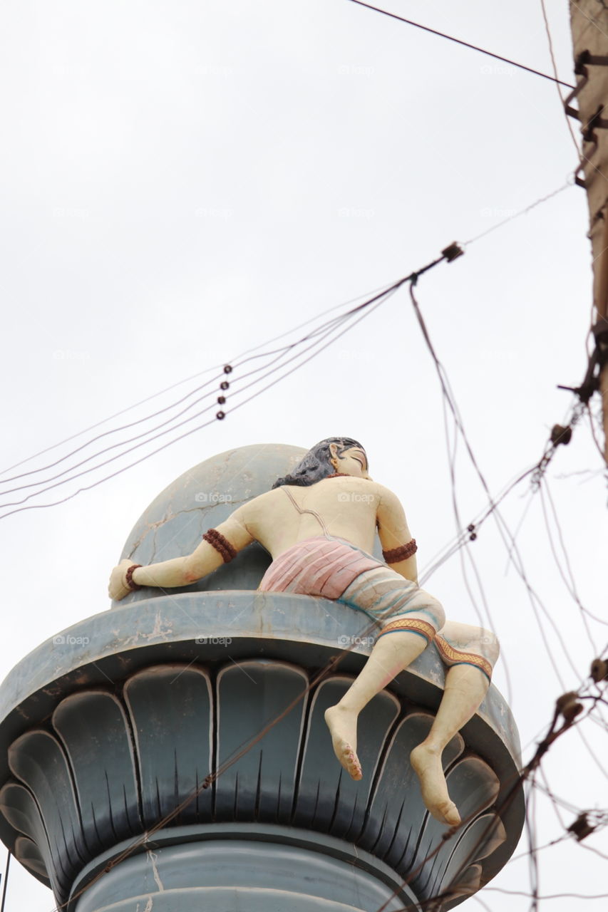 People, Wire, One, Sky, Rope