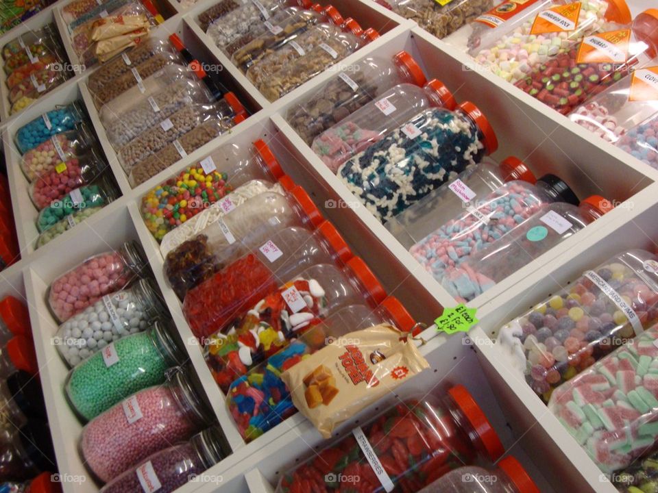 Colourful Candy Jars