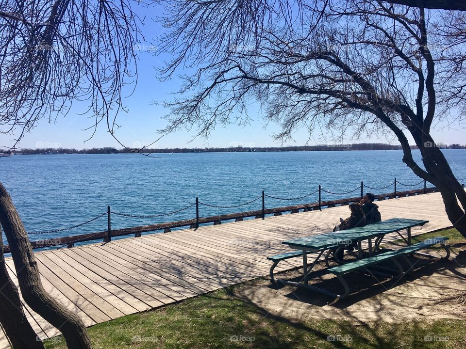 Sunny day by the sea