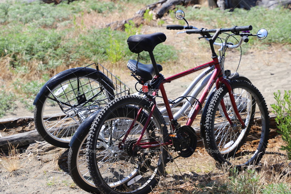 Bike by the beach