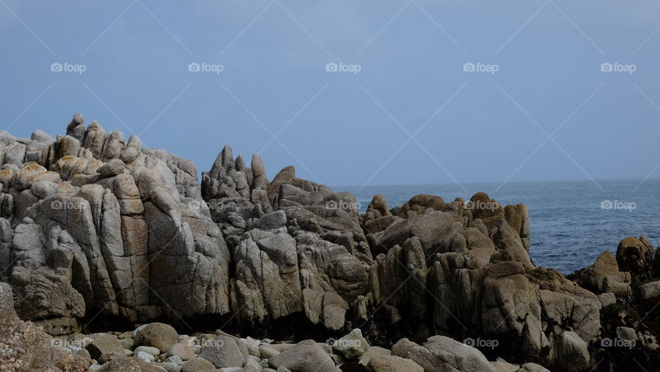 Rocky coast of California