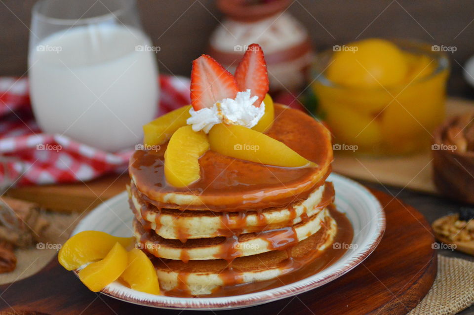 Making pancakes