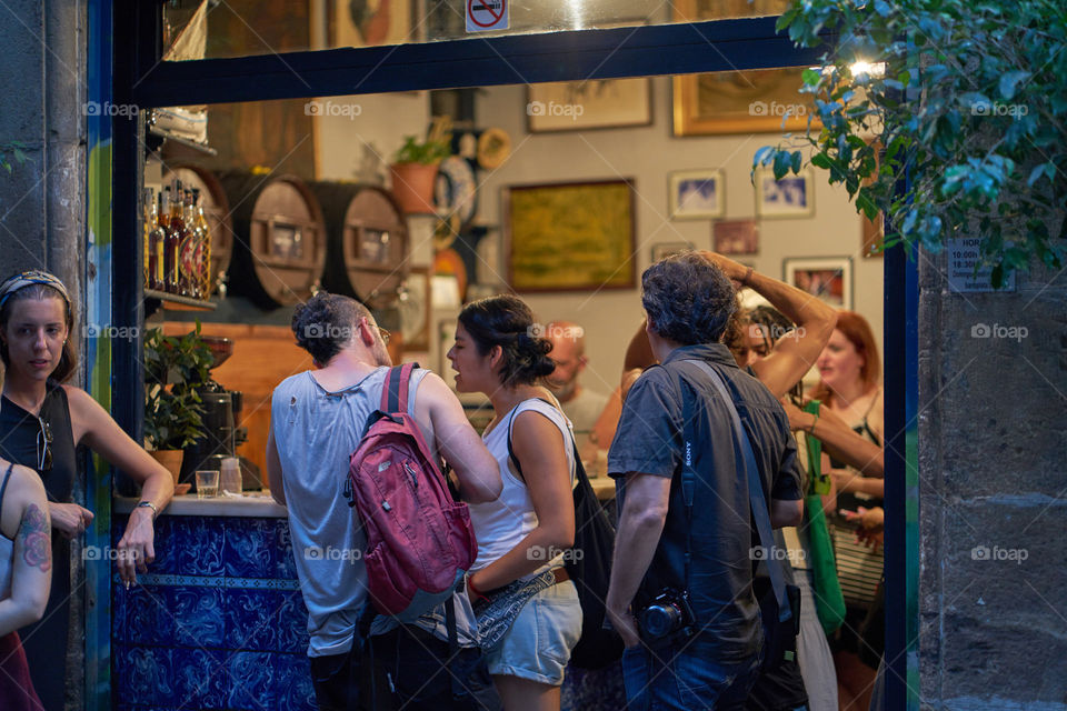 La Plata. 75 years old bar. Barcelona