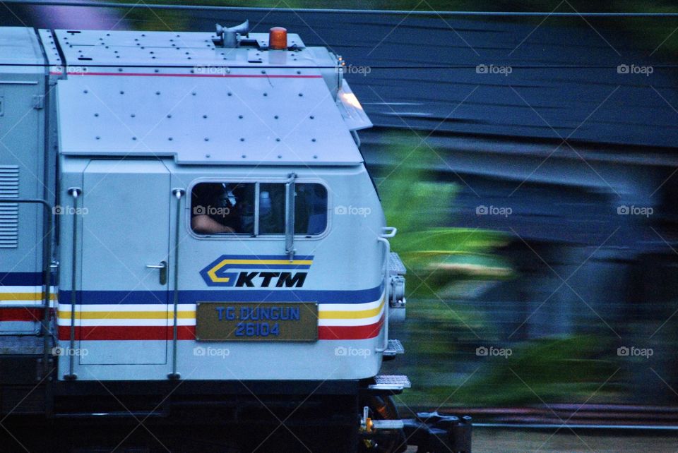 Fast Moving Train
