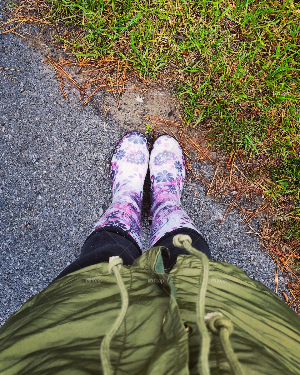 after the rain, a walk to remember along a quiet lake