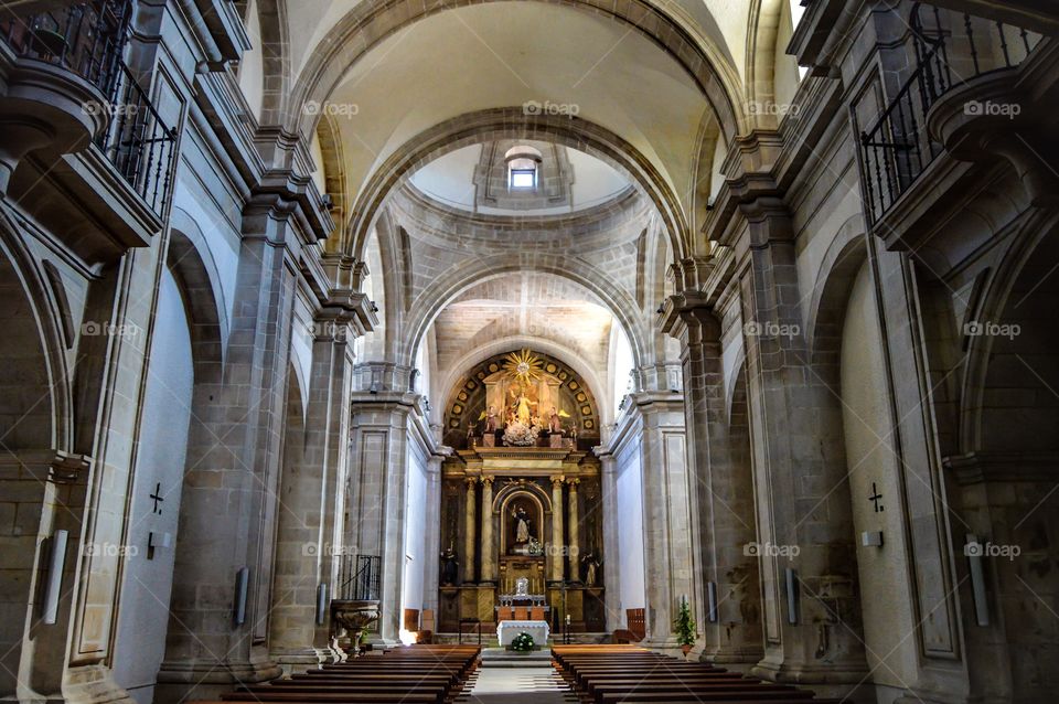 Iglesia de Santo Domingo. Interior de la Iglesia Convento de Santo Domingo (A Coruña - Spain)