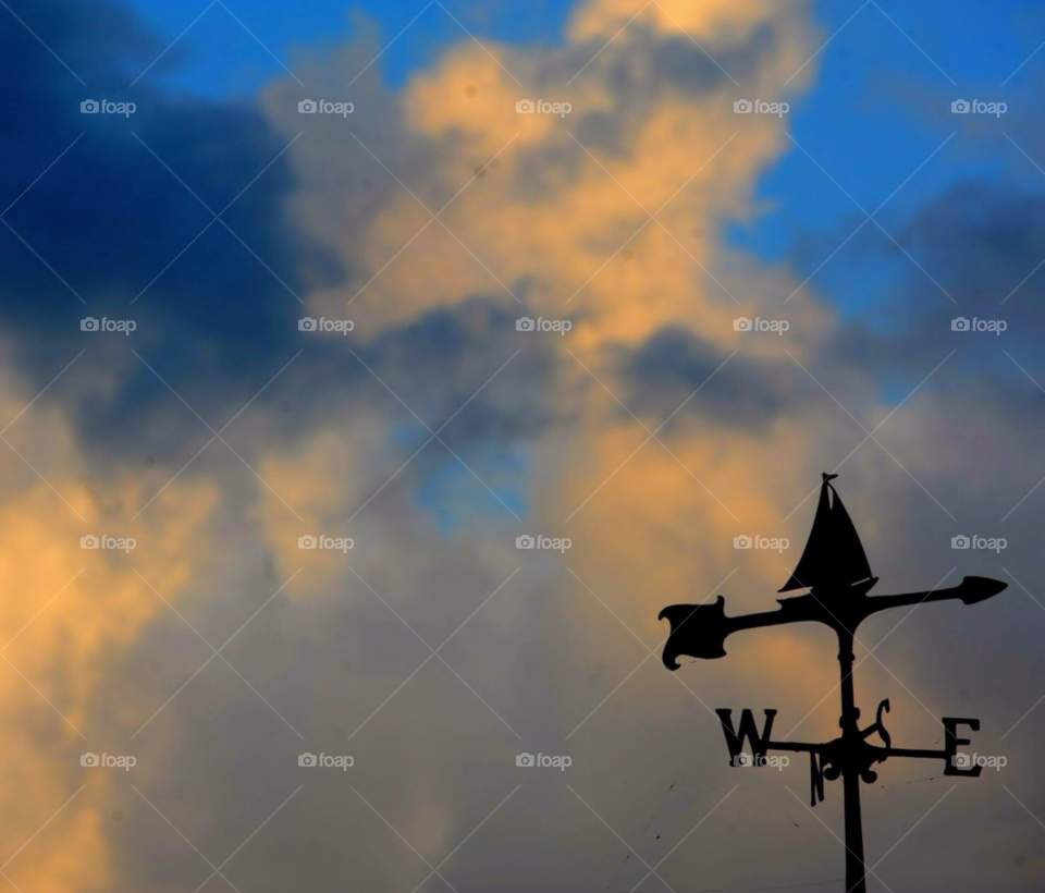 clouds weather news weather vane by lightanddrawing