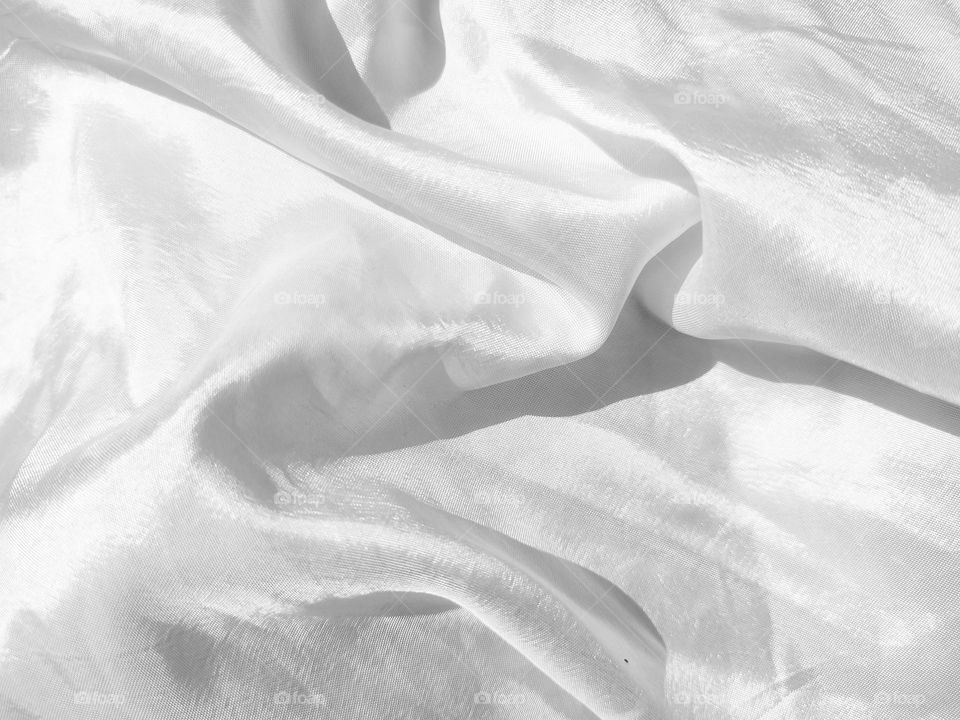 White Silk Fabric