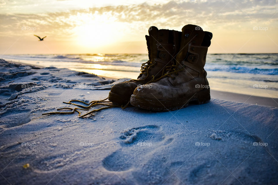 Boots on the Beach