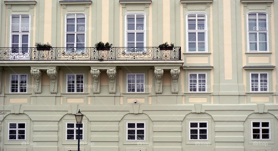 Historical building in Vienna city, Austria 