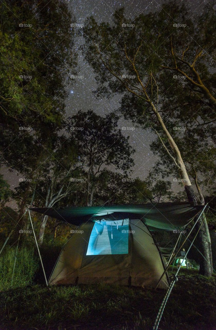 Camping in Carnarvon Gorge, Australia