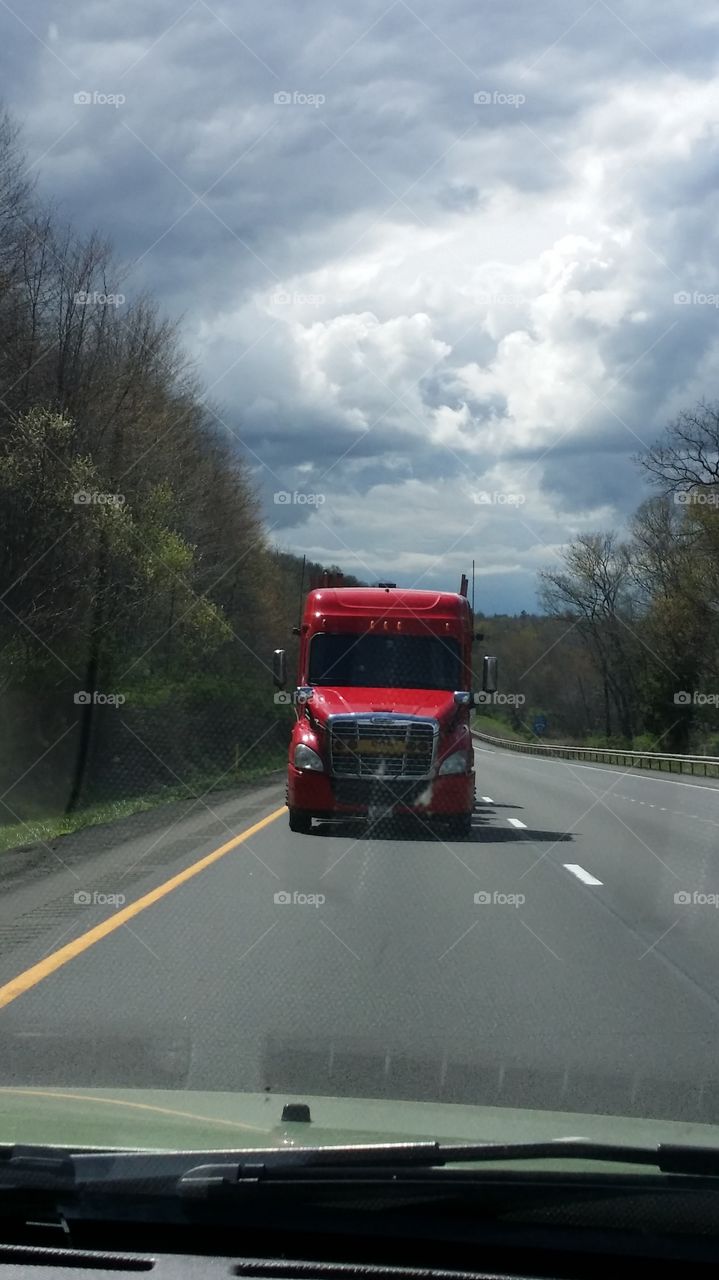 Highway Semi Truck